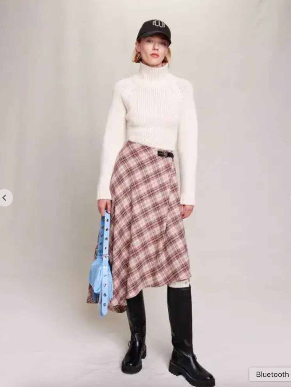 NWT Maje  asymmetrical skirt
